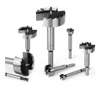 Forstner 1 pièce 6 mm-100 mm outils de travail du bois scie-cloche charnière alésage foret tige ronde en acier à haute teneur en carbone (18 mm)
