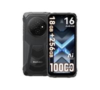 Blackview Smartphone incassable FORT 1 6,56'' Android 15 18Go/256Go 10000mAh NFC Dual SIM Noir