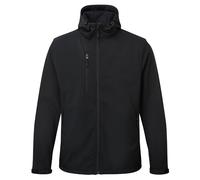Fort à Capuche Veste Softshell Polaire Doublé Imperméable Coupe-Vent Respirant