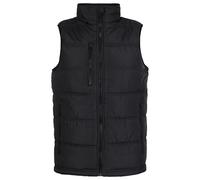 Fort - Carlton Bodywarmer - Gilet noir - Taille L - Chauffe-corps confortable - Durable - Matelassage 280 g/m² - Élégant et polyvalent - Dispose de poches zippées - Idéal pour le travail