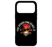 Fort DeSoto Park Beach Floride USA Rétro Sunset Style Design Coque pour iPhone 17 Pro Max