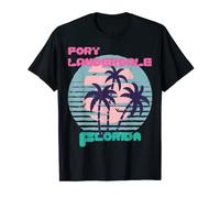 Fort Lauderdale Florida Palmiers Beach Ocean Surf T-Shirt