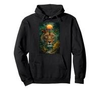Fort Lion Jungle Afrique Nature Coucher de Soleil Savane Rugissement Sweat à Capuche