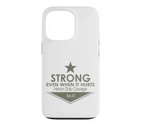 Fort MÊME Quand IL Fait Mal D'HONOR Duty Courage EST.47 Coque pour iPhone 13 Pro
