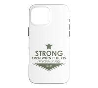 Fort MÊME Quand IL Fait Mal D'HONOR Duty Courage EST.47 Coque pour iPhone 16 Pro Max