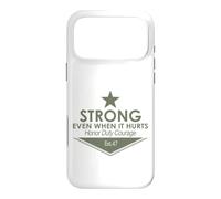 Fort MÊME Quand IL Fait Mal D'HONOR Duty Courage EST.47 Coque pour iPhone 17 Pro Max