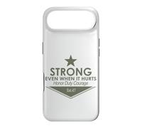 Fort MÊME Quand IL Fait Mal D'HONOR Duty Courage EST.47 Coque pour iPhone Air