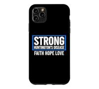 Fort pour la maladie de Huntingtons - Sensibilisation aux Maladies de Huntington Coque pour iPhone 11 Pro Max