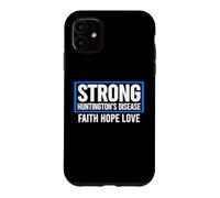 Fort pour la maladie de Huntingtons - Sensibilisation aux Maladies de Huntington Coque pour iPhone 11