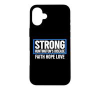 Fort pour la maladie de Huntingtons - Sensibilisation aux Maladies de Huntington Coque pour iPhone 16 Plus