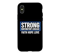 Fort pour la maladie de Huntingtons - Sensibilisation aux Maladies de Huntington Coque pour iPhone X/XS