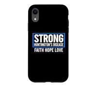 Fort pour la maladie de Huntingtons - Sensibilisation aux Maladies de Huntington Coque pour iPhone XR