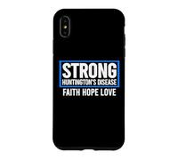 Fort pour la maladie de Huntingtons - Sensibilisation aux Maladies de Huntington Coque pour iPhone XS Max