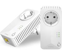 STRONG Powerline 600 Kit | Contient 2 adaptateurs Powerline | Jusqu'à 600 Mbit/s | HomePlug AV Standard | Portée de Plus de 300 m | Connexion Via câble Ethernet