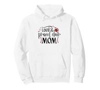 Fort Proud Cheer Mom encourageant Le Sport de Football Sweat à Capuche