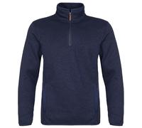 Fort - Pull Easton - XXL - Polaire bleu marine - Fermeture éclair quart - Poches zippées - Confortable et durable - Polaire de travail - Pull en polaire pour homme - Vêtements de travail d'hiver
