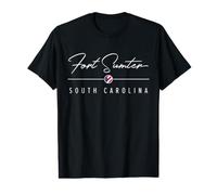Fort Sumter Caroline du Sud (SC) T-Shirt Graphique avec Valeur