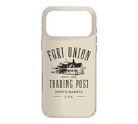 Fort Union Trading Post 1828 Motif Dakota du Nord Coque pour iPhone 17 Pro Max