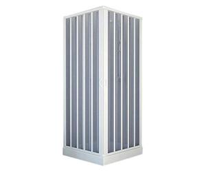 Forte bk100001 Box Douche, Blanc, 80 x 80 x 185 H réductible