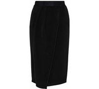 Forte Forte Viscose/linen Microstructure Tulip Skirt Nero Taille: 2 | Jupes Outlet | Femme | Blanc