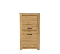 Forte Havanna Commode avec 2 Portes, Panneau de Particules, chêne Ancien, 77 x 143,7 x 42,2 cm