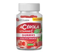 Forté Pharma Acérola Gummies Vitamine C 60 Gommes Energie Coup de fatigue