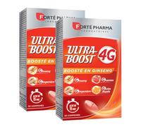 Forté Pharma Booster d'énergie naturel Ultra Boost 4G Lot de 2x30 comprimés