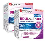 Forté Pharma Brûlactiv Fort Femme 50+ Bruleur de graisse - lot de 2x 60 gélules