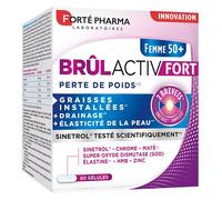 Forté Pharma Brûlactiv Fort Femme 50+ Bruleur de graisses Draineur 60 gélules