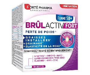 Forté Pharma Brûlactiv Fort Femme 50+ Bruleur de graisses Drainage 60 gélules