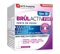 Forté Pharma Brûlactiv Fort Femme 50+ Bruleur de graisses Draineur 60 gélules