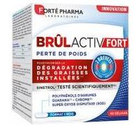 Forté Pharma – Complément alimentaire – Brûlactiv Fort – Guarana, chrome, agrumes – 60 gélules