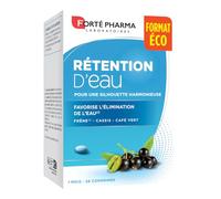 Forté Pharma – Complément alimentaire Drainage Rétention d'eau Frêne Cassis Café Vert 56 comprimés