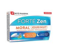 Forté Pharma – Complément alimentaire Forté Zen Moral Jour et Nuit – Safran, Rhodiola – 30 comp.