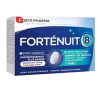 Forté Pharma Complément sommeil FortéNuit 8h Mélatonine & Plantes 15 comprimés