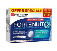 Forté Pharma FortéNuit Sommeil 8h – Mélatonine 1900, Valériane, GABA – 30 comprimés