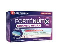 Forté Pharma Complément Forténuit 8h Sommeil Relax – Mélatonine 1,9 mg, GABA – 15 comprimés