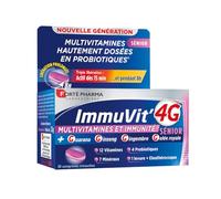 Forté Pharma - Complément Immuvit'4G Sénior - 12 vit., 7 min., 4 ferments - 30 comprimés