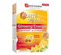 Forté Pharma - Complément alimentaire Forté Royal Ginseng'Energie - 20 ampoules