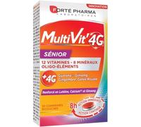 Forté Pharma – Multivit' 4G Sénior – Vitamines Vitalité et Défenses – 30 comprimés