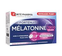 Forté Pharma Mélatonine 1900 Flash – 1,9 mg action rapide – 30 comprimés orodispersibles