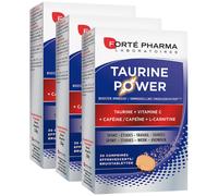 Forté Pharma Énergie Taurine Power 30 Comprimés Effervescents Promo 2+1 Gratuit