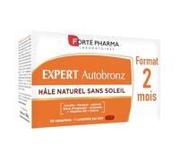 Forté Pharma Expert Autobronz Hâle naturel Cuivre Vitamine B3 60 comprimés