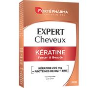 Forté Pharma Expert Cheveux Kératine 30 Comprimés Format 1 Mois
