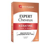 Forté Pharma Expert Cheveux Kératine 30 Comprimés Format 1 Mois