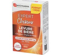 Forté Pharma Levure de bière 2000 mg – Biotine & Zinc – 56 comprimés Cheveux Peau Ongles