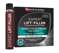 Forté Pharma Complément anti-rides Expert Lift-Filler Collagène 5000 mg Vitamines – 10 shots