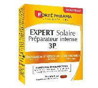 Forté Pharma - Expert Solaire Préparateur Intense 3P - 3-en-1 Prépare, Protège et Prolonge - Antioxydant - Sélénium, L-Tyrosine, Caroténoïdes, Cuivre, Vitamines C et E - 60 Comprimés, 1/jour