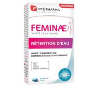 Forté Pharma - Feminae Rétention d'Eau - Complement alimentaire draineur, Silhouette harmonieuse, Aide minceur - Frêne, Cassis, Café, Manganèse, Sélénium, Vitamine B2-28 comprimés, 2/jour
