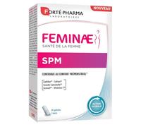 Forté Pharma - Feminae SPM Femme - Complement alimentaire syndrome premenstruel, fatigue, bien être femme - Safran, Magnesium, Vitamine C, Camomille, Vitamine B6, Fenouil - 30 gélules, 1/jour